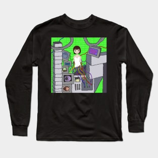 Serial Experiments Lain Hooked on the Wired Long Sleeve T-Shirt